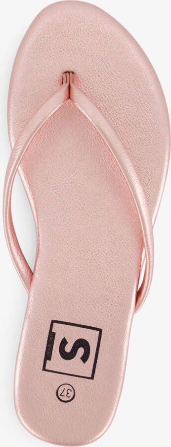 Scapino Dames teenslippers rosé goud