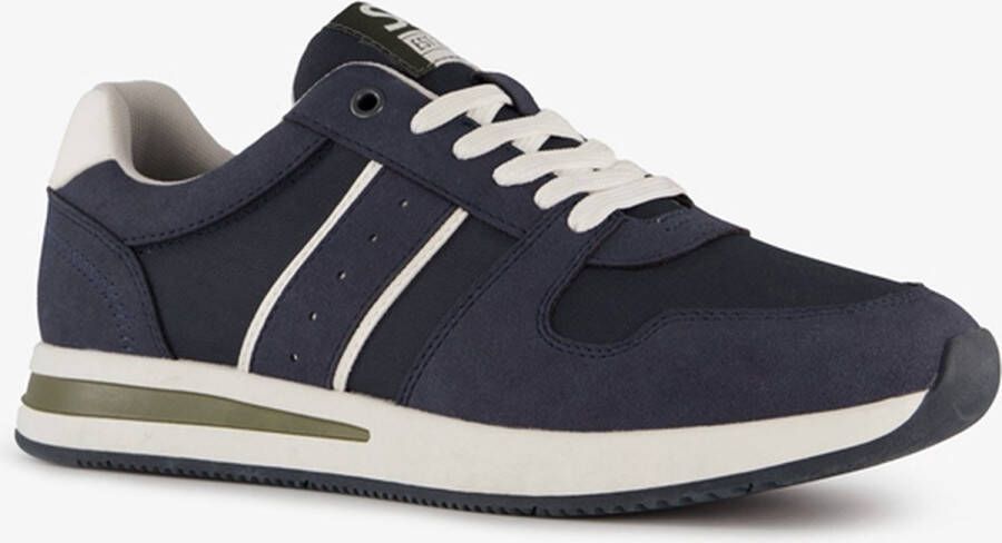 Scapino Heren sneakers blauw wit Uitneembare zool