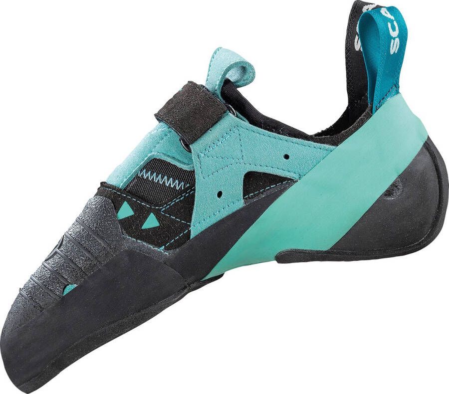 Scarpa Women's Instinct VS Klimschoenen zwart turkoois