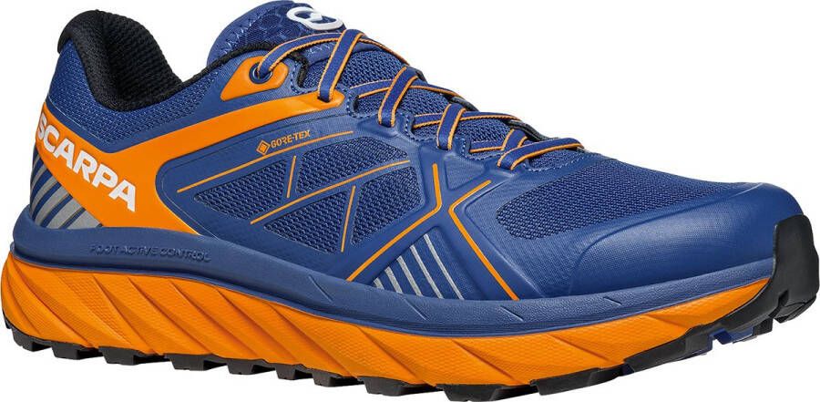 Scarpa Spin Infinity GTX True blue-orange Maat Herren