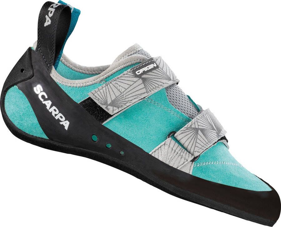 Scarpa Women's Origin Klimschoenen turkoois grijs