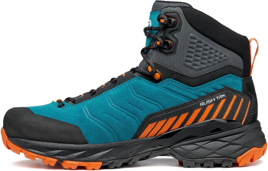 Scarpa Rush TRK GTX Pagodablue-mango Maat Herren