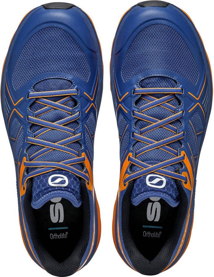 Scarpa Spin Infinity GTX True blue-orange Maat Herren