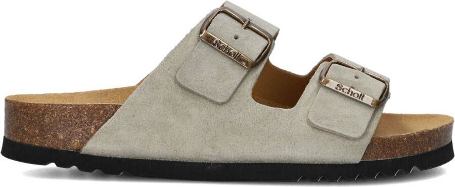 SCHOLL Slippers Dames Josephine Sue Maat: 39 Materiaal: Suède Kleur: Beige