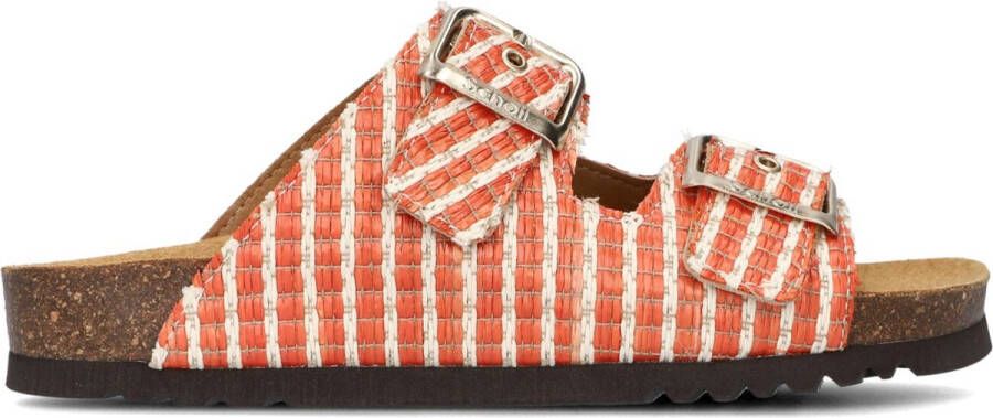 Scholl Dames Slippers Noelle Raffia Oranje