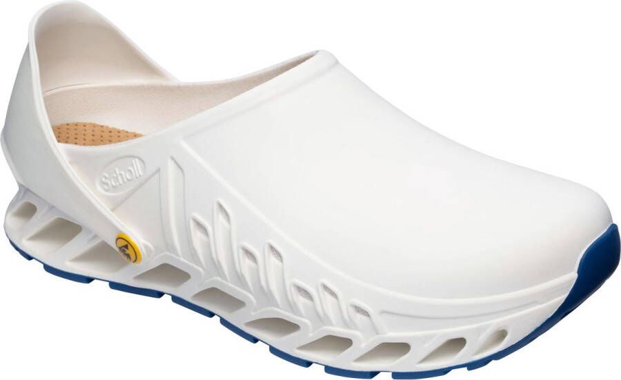 Scholl EVOFLEX Tpr -U WHITE Unisex Clogs WHITE