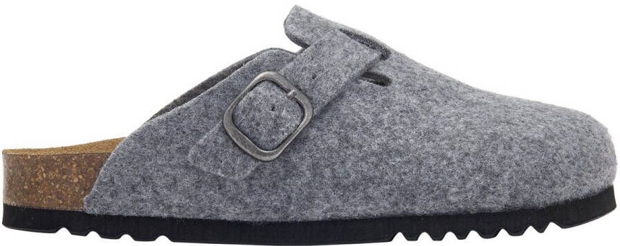 Scholl FAE NEW Felt Womens Grey FALSO Clogs Grey