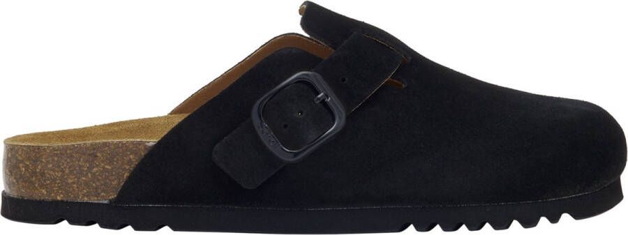 Scholl FAE NEW Suede SA Dames Clogs Black