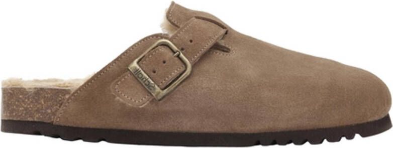 Scholl Klomp Men Olivier F New Suede Sa Mens Dark Beige