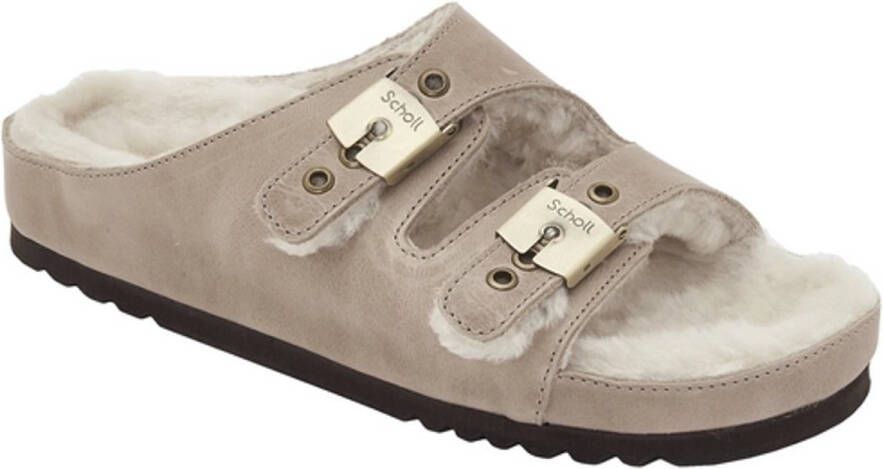 Scholl Medische Klomp Women Kim Leather Taupe