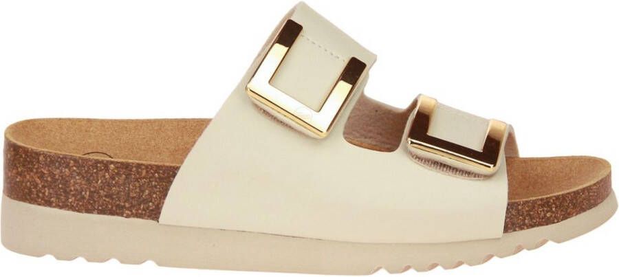 Scholl Monterey 2 Straps Beige Slipper