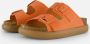 Scholl Noelle Chunky Sandalen oranje Suede Dames - Thumbnail 2