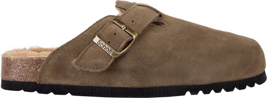 Scholl Olivier Kaki Slipper Wol