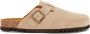 Scholl OLIVIER NEW Suede SA Heren Clogs Dark Beige - Thumbnail 2