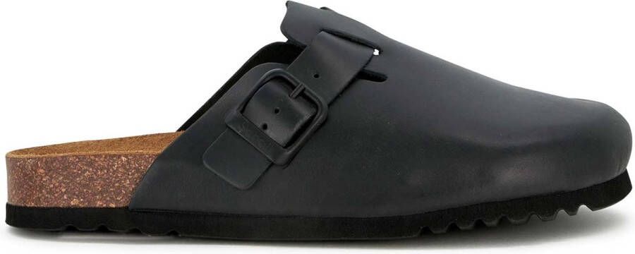 Scholl OLIVIER NEW Lea Heren Clogs Black