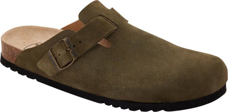 Scholl Olivier Sandalen groen Suede Heren