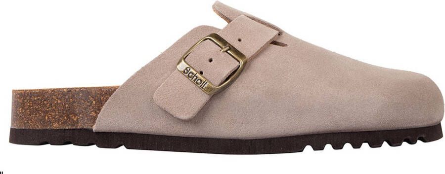 Scholl OLIVIER Sue-M Heren Clogs Light Brown