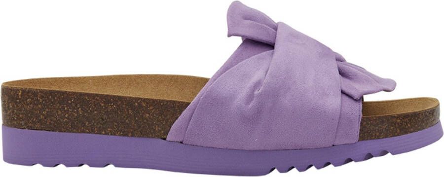 Scholl PRINCY Microfibre-W Dames Muiltjes Violet