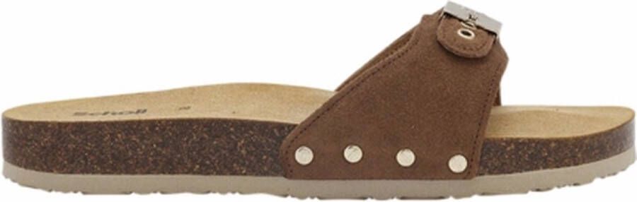 Scholl Slipper Women Pescura Flat Cogna