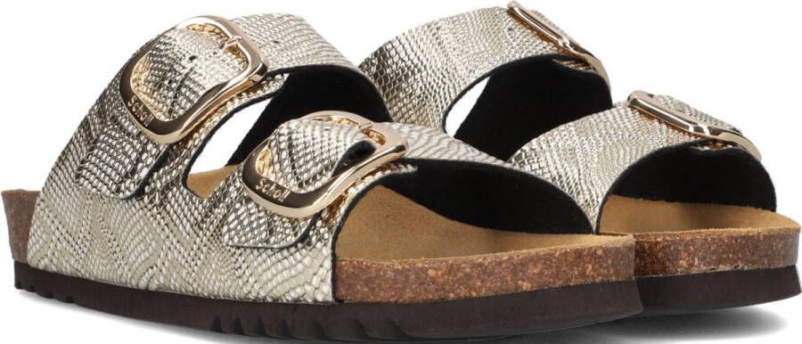 SCHOLL Slippers Dames Noelle Synthetic Maat: 41 Materiaal: Leatherlook Kleur: Goud