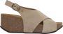 Scholl YVONNE Sue-W Dames Sandalen Dark Beige - Thumbnail 2