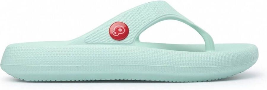 Schu'zz Schuzz Damen Clog Badeschuhe Flip Flop Femme Aqua Blau