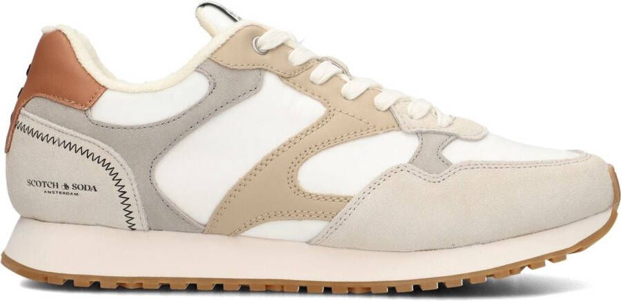 Scotch & Soda Beige Lage Sneakers Cleave 1a Multicolor Heren