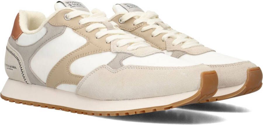 Scotch & Soda Beige Lage Sneakers Cleave 1a Multicolor Heren