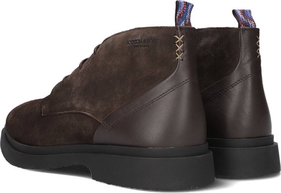 Scotch & Soda Gallivant Veterboots Laarzen Met Veters Heren Bruin