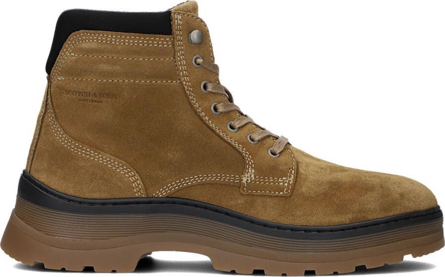 Scotch & Soda Maffei Enkelboots Enkellaarsjes Heren Bruin