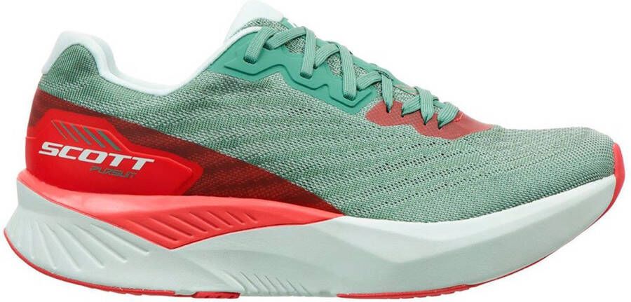 Scott Women's Pursuit Running Shoes Frost Green-Coral Pink