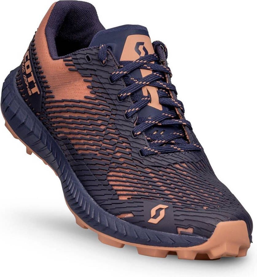 Scott Women's supertrac amphib running shoes dark blue-rose beige