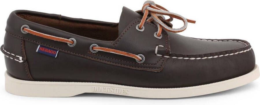 Sebago Heren Docksides Mocassins van Leer Brown Heren