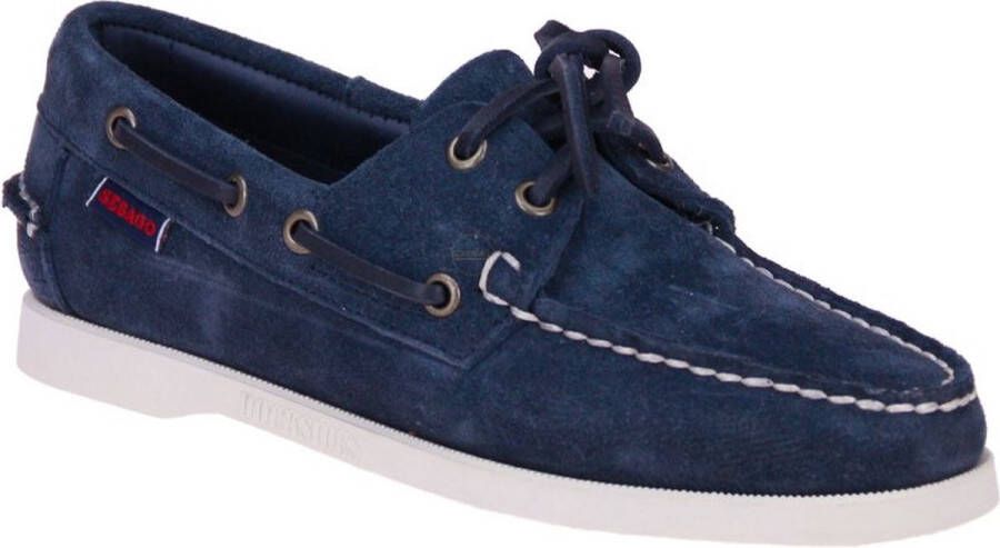 Sebago Blauw Suède Docksides