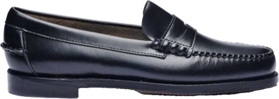 Sebago Klassieke leren instapper Italiaans gemaakt Black Dames