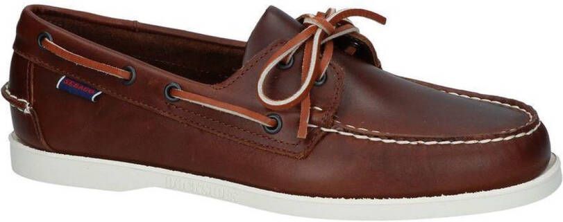 Sebago Docksides Portland gewaxt Brown Heren