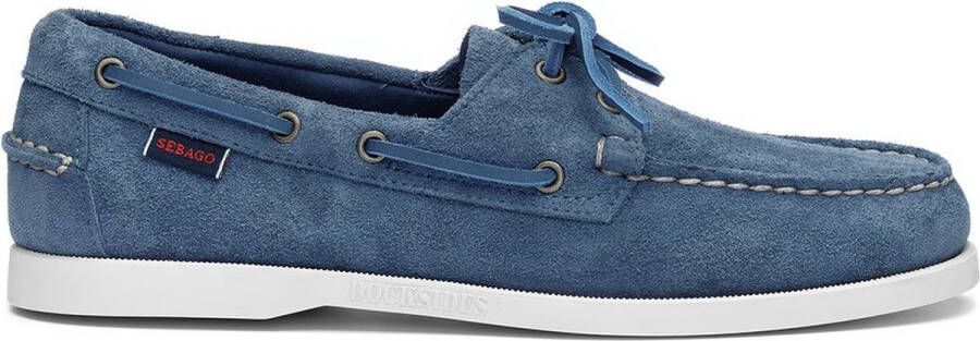 Sebago Docksides Portland Flesh Out Bootschoenen Blauw Man