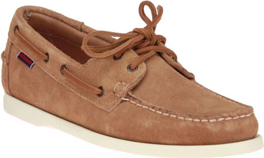 Sebago Docksides Portland Flesh Out Brown-Cognac