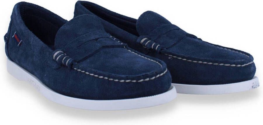 Sebago Schoenen Blauw Dan boat flesh out loafers blauw - Foto 1