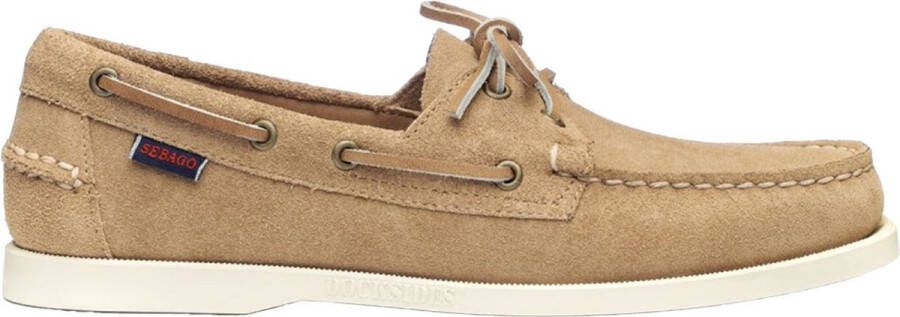 Sebago Bekijk hier de Flesh Out 906 BEIGE CAMEL van by SHUZ veterschoenen heren 906 BEIGE CAMEL Suede