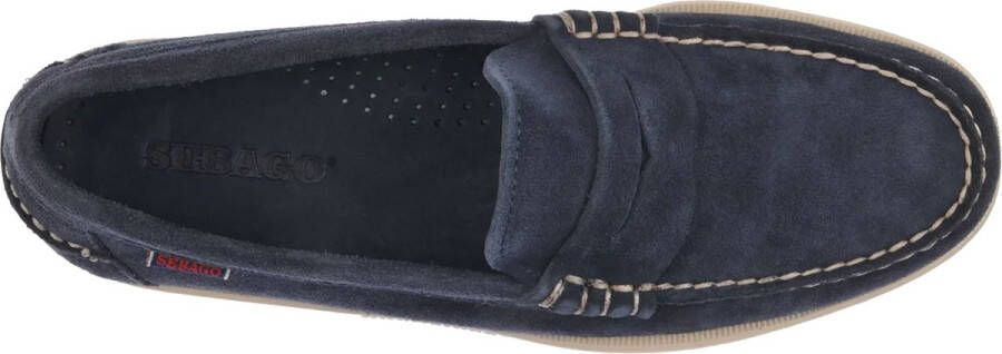 Sebago Schoenen Blauw Dan boat flesh out loafers blauw