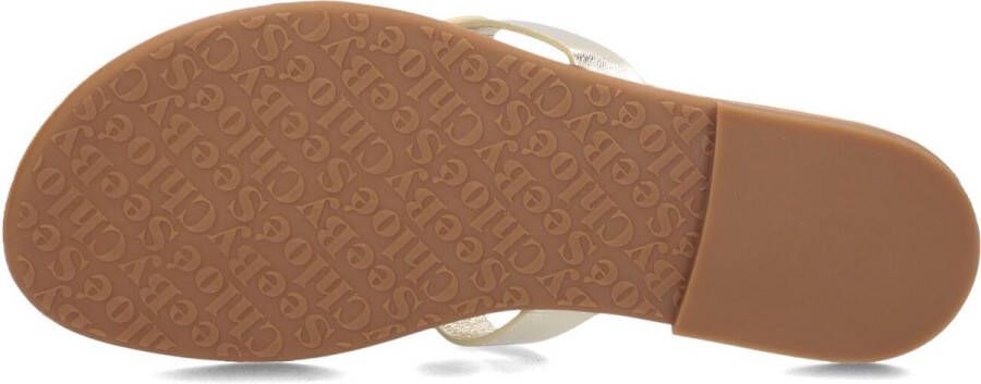 See By Chloé Hana Teenslippers Dames Goud