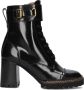 See By Chloé Mallory 18015 Enkelboots Enkellaarsjes Dames Zwart - Thumbnail 2