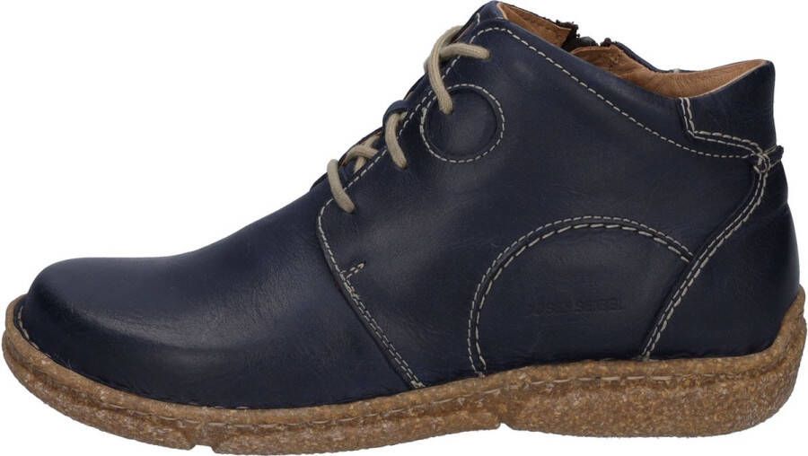 Josef Seibel Hoge veterschoenen NEELE 46 met stijlvolle contrastnaden