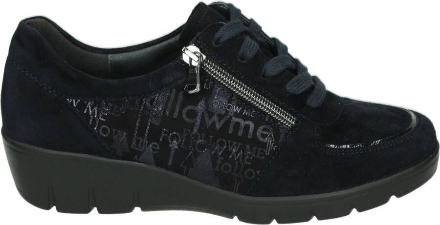 Semler J7085 Volwassenen Dames veterschoenen Kleur Blauw