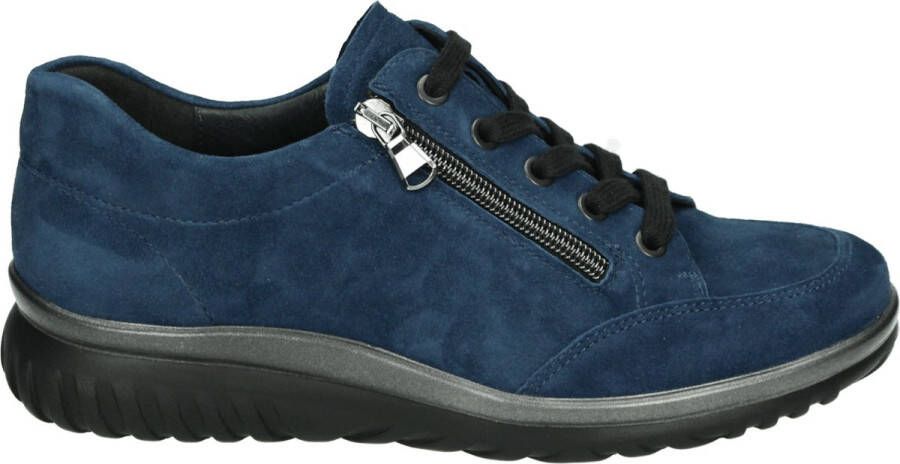 Semler L5135 Dames veterschoenen Blauw