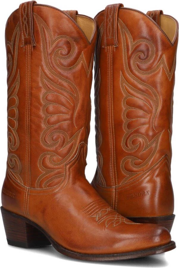 Sendra 11627 Cowboylaarzen Western Laarzen Dames Cognac