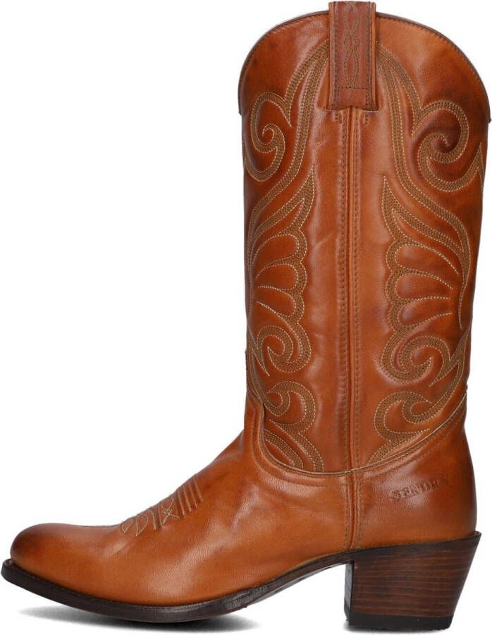 Sendra 11627 Laarzen Leer Dames Cognac