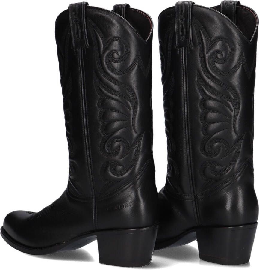 Sendra 11627 Laarzen Leer Dames Zwart