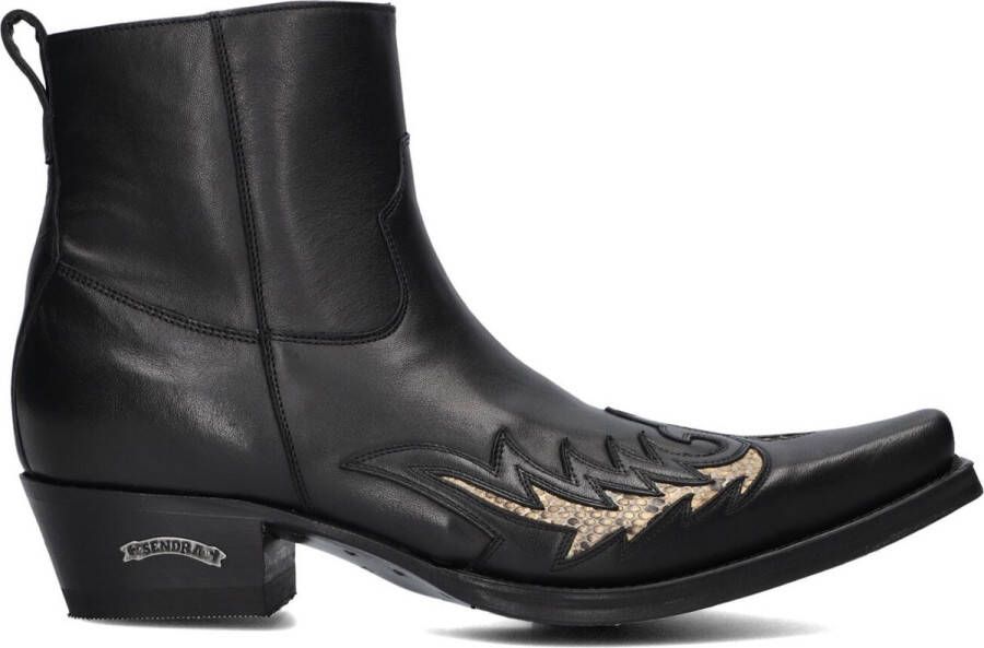 Sendra 12185p Laarzen Leer Heren Zwart